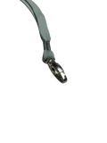 Graues Lanyard mit Metallclip, Vorderansicht