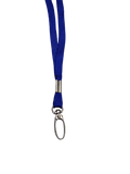 Schlüsselbänder aus recyceltem RPET Marineblaue 10 mm mit drehbarem Metallclip 100 Stück - cards-x GmbH
