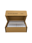 Evohold Recycelbare einseitige Ausweishalter im Querformat – Weiß (100 Stück)