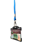 Schlichte Königsblaue 10-mm-Lanyards mit drehbarem Metallclip | 100 Stück - cards-x GmbH