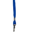 Schlichte Königsblaue 10-mm-Lanyards mit drehbarem Metallclip | 100 Stück - cards-x GmbH