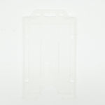 Evohold antimikrobielle einseitige Ausweishalter im Hochformat - transparent (100 Stück)