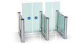 NAOS Zugangskontroll-Speed-Drehkreuz | Doppeltes Tor | CX-NAO-9000-2W - cards-x GmbH