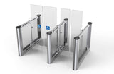 NAOS Zugangskontroll-Speed-Drehkreuz | Doppeltes Tor | CX-NAO-9000-2W - cards-x GmbH