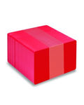 Rote bedruckbare PVC-Karten glänzend - Packung mit 100 (REDPVC760)
