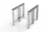 DELTA Schwarzes Zugangskontroll-Speed-Drehkreuz | Doppeltes Tor | CX-DEL-B-2W - cards-x GmbH