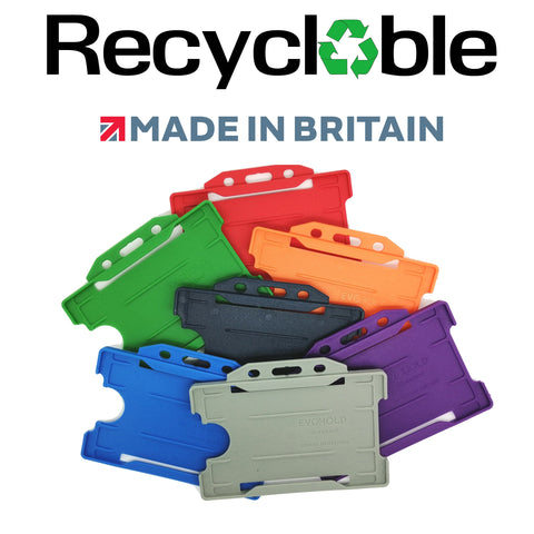 Ausweishalter aus recycelbarem Kunststoff