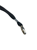 PLAIN BLACK 10MM LANYARDS WITH METAL LOBSTER CLIP (PACK OF 100)