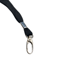 PLAIN BLACK 10MM LANYARDS WITH METAL LOBSTER CLIP (PACK OF 100)