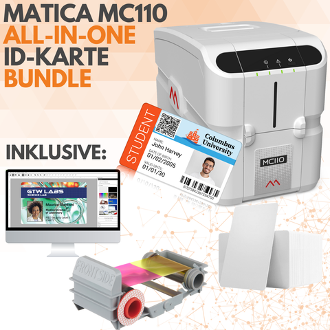 Matica MC110 Kartendrucker Bundle | Beidseitig