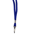 PLAIN ROYAL BLUE 10MM LANYARDS WITH METAL LOBSTER CLIP (PACK OF 100)