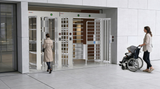 SUN Access control Full Height Glass Turnstile | Single Door | CX-SUN-401G