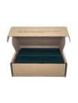 Evohold Recycelbare einseitige Ausweishalter im Querformat – Dunkelgrün (100 Stück)