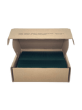 Evohold Recycelbare einseitige Ausweishalter im Querformat – Dunkelgrün (100 Stück)