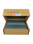 Evohold Recycelbare einseitige Ausweishalter im Querformat – Grau (100 Stück)