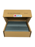 Evohold Recycelbare einseitige Ausweishalter im Querformat – Grau (100 Stück)