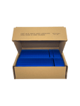 Evohold Recycelbare einseitige Ausweishalter im Querformat – Hellblau (100 Stück)