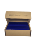 Evohold Recycelbare einseitige Ausweishalter im Querformat – Marineblau (100 Stück)
