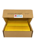 Evohold Recycelbare einseitige Ausweishalter im Querformat – Gelb (100 Stück)