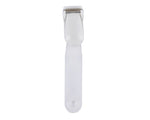 Card clip with plastic -pressure button Milky tab - 100 pieces
