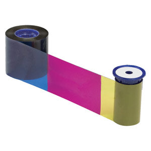 DATACARD YMCKFT COLOUR RIBBON WITH UV PANEL - PRINTS 300 CARDS (534100-003)