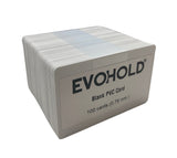 Evohold Platinum PVC plastic card blank, white, shiny laminated - 100 pieces