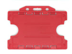 Evohold biologisch abbaubare Ausweishalter im Querformat – Rot (100 Stück)