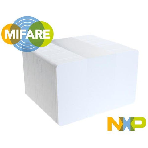 Plastic card, PVC, Blanko Mifare NXP Classic® 1K - 100 pieces