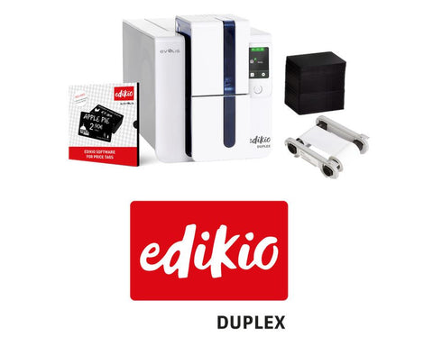 Evolis Edikio Duplex Preisschild-Bundle | Doppelseitig | ED1H0000CD-BS003