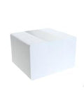 Blank white printable self-adhesive PVC cards - pack of 100 