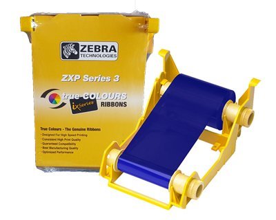 Zebra ix Serie Monochromband - blau für 1000 Kartenseiten (800033-804)
